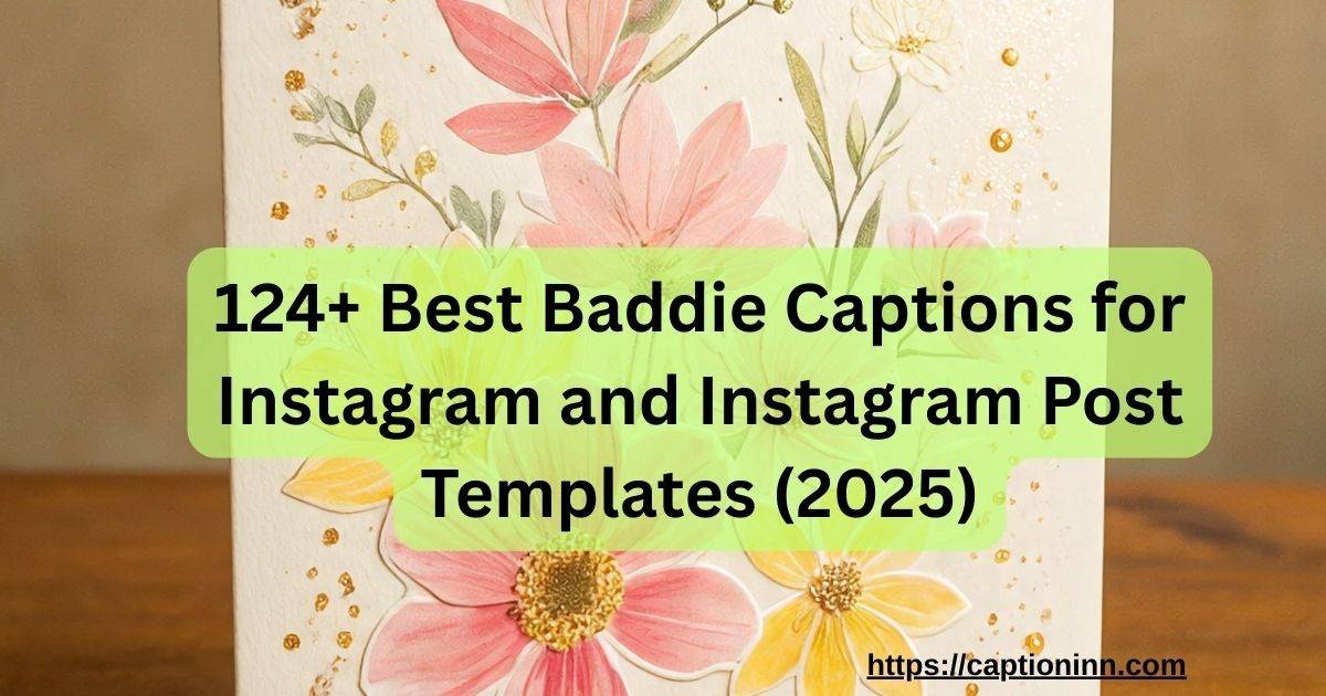 124+ Best Baddie Captions for Instagram and Instagram Post Templates (2025)
