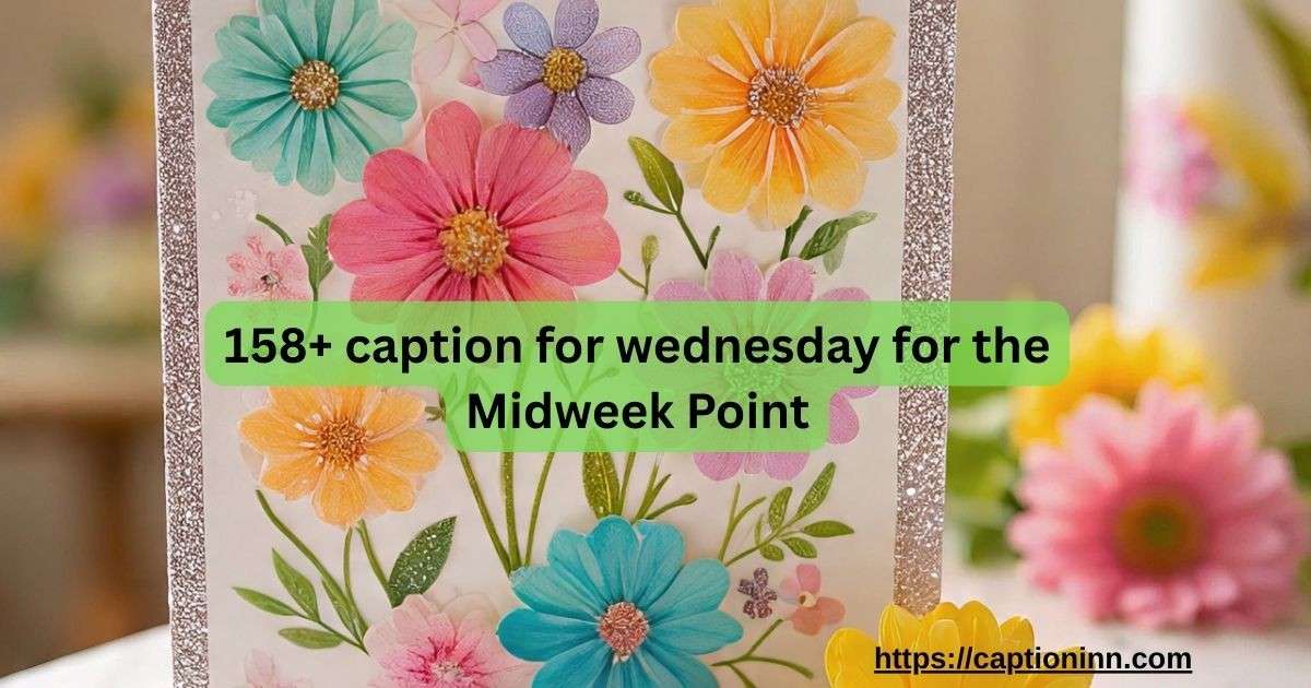 158+ Caption For Wednesday For the Midweek Point