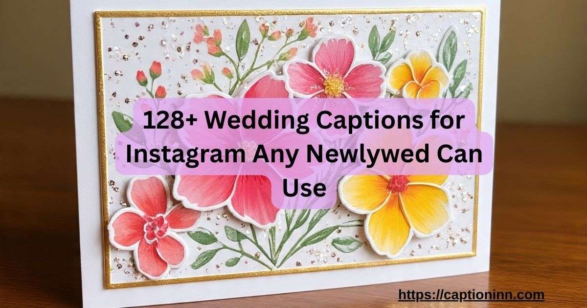 128+ Wedding Captions for Instagram Any Newlywed Can Use